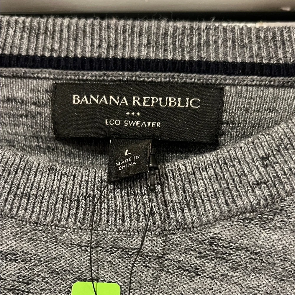 Banana Republic Charcoal Eco mens Sweater‎ large